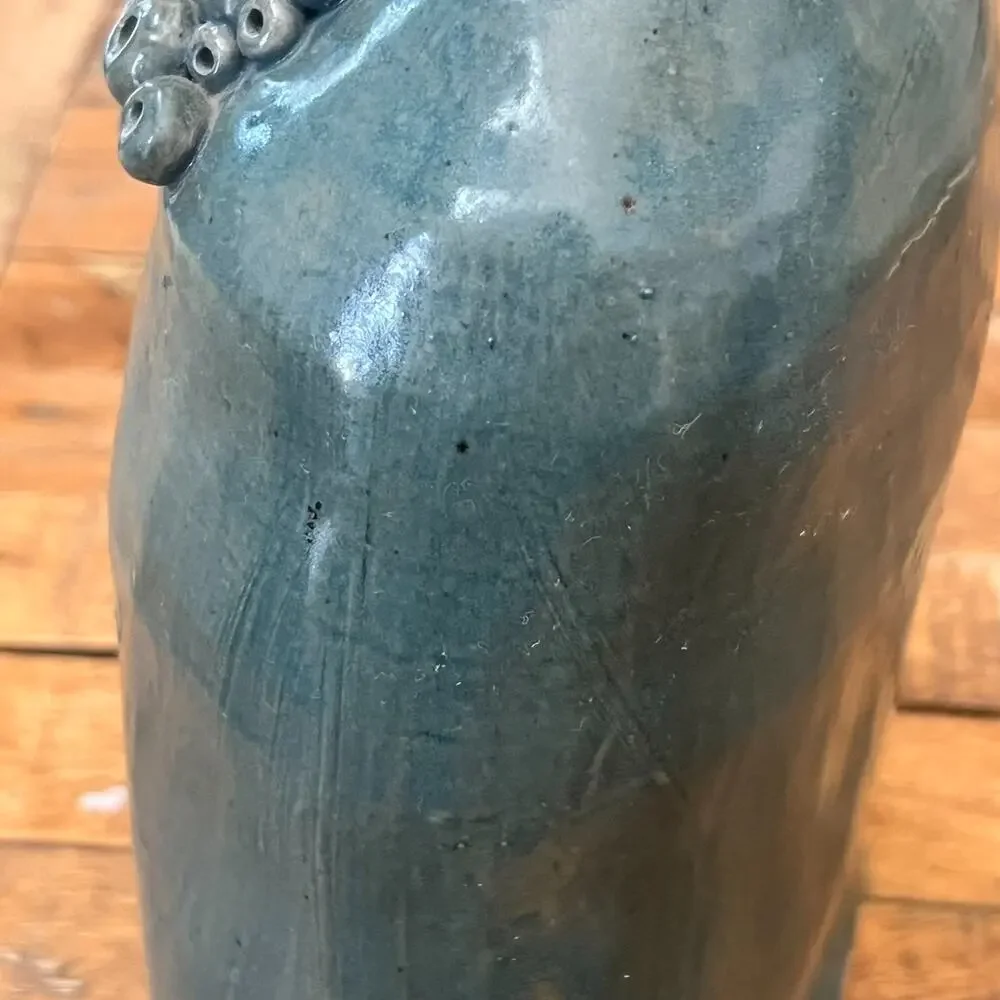 Studio Art Pottery Ceramic Vase 10.5